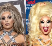 RuPaul's Drag Race stars Jan (left) and Sherry Pie (right).