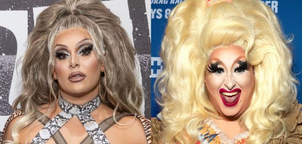 RuPaul's Drag Race stars Jan (left) and Sherry Pie (right).