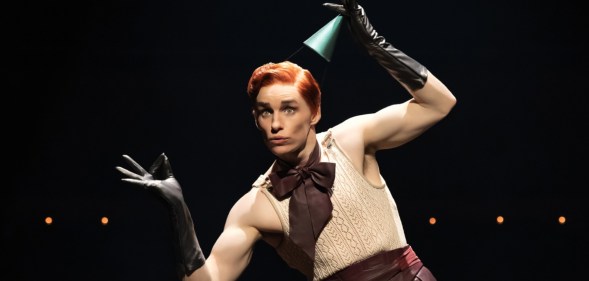 Eddie Redmayne as The Emcee in Cabaret.