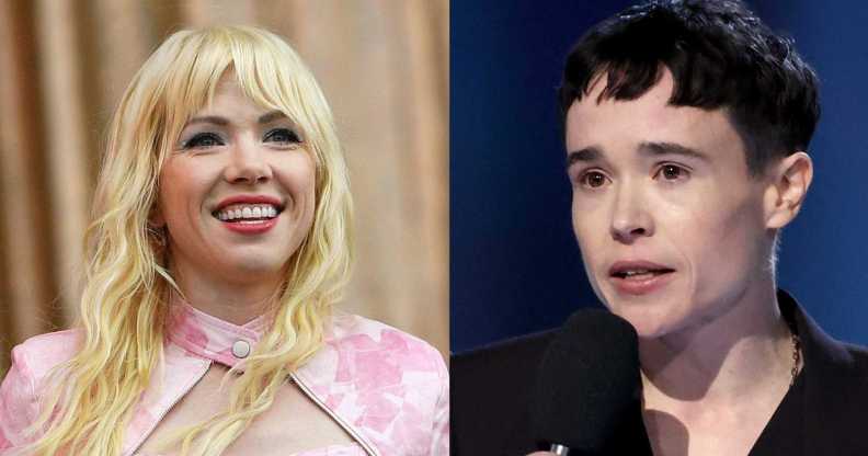 Elliot Page and Carly Rae Jepsen