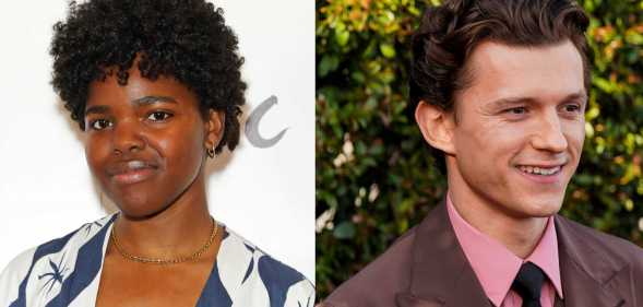 Romeo and Juliet stars Tom Holland and Francesca Amewudah-Rivers.