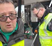 Gay rubbish collector Ludovic Franceschet