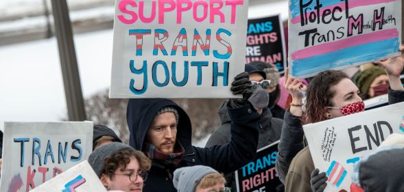 The anti-trans bill is able to be enforced. (Getty)