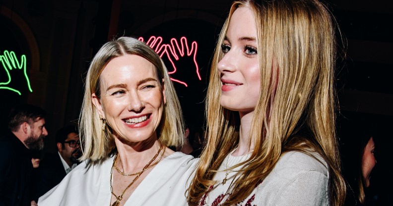 Photo shows Naomi Watts, 55, beaming with pride while looking at her daughter