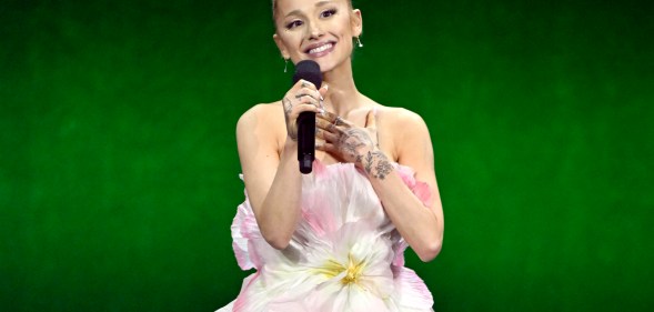 Ariana Grande spoke about her Wicked performance. (Getty)