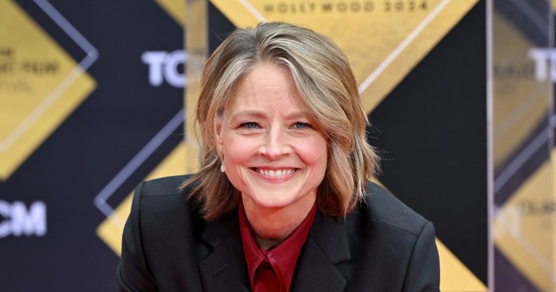 Jodie Foster is honored with Hand and Footprint Ceremony at TCL Chinese Theatre in Hollywood, California.