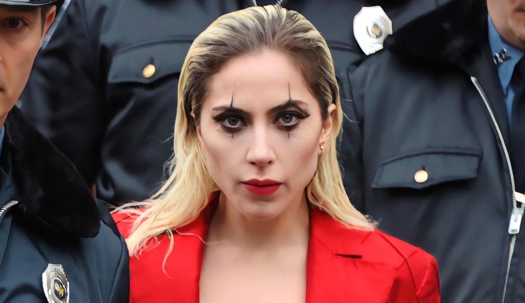 NEW YORK, NY - MARCH 25: Lady Gaga is seen as Harley Quinn on the set of 'Joker: Folie a Deux' on on March 25, 2023 in New York, New York. (Photo by MEGA/GC Images)