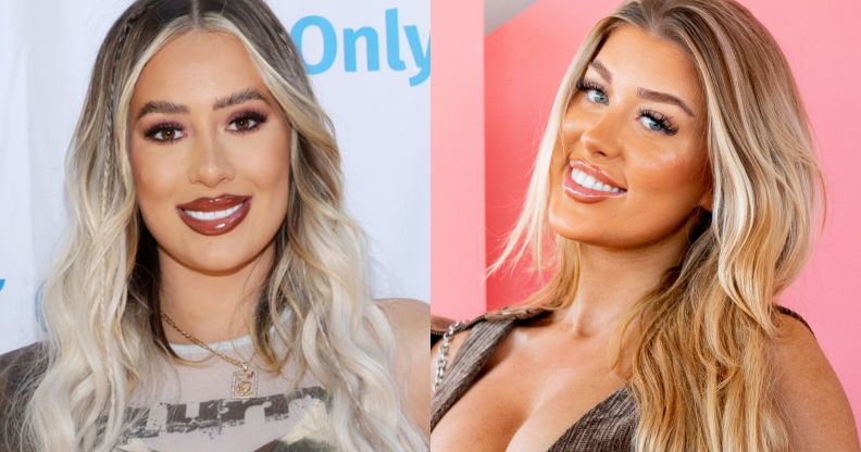 TOWIE star Demi Sims (left) and Love Island star Eva Gale (right)