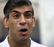 Rishi Sunak speaking during a public appearance.