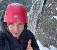 Image of trans forest ranger and climber Robbi Mecus
