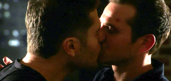 9-1-1's Buck (played by Oliver Stark) kisses a man as he's confirmed to be bisexual