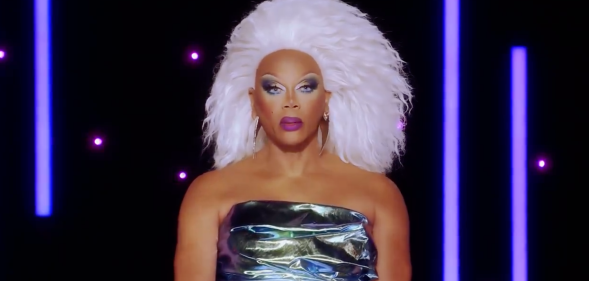 RuPaul during the season 16 finale of RuPaul's Drag Race