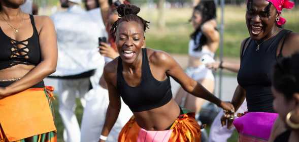 A general view of guest enjoying the music at UK Black Pride 2023.