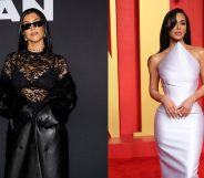 Kourtney Kardashian appeared to poke fun at her sister. (Getty)