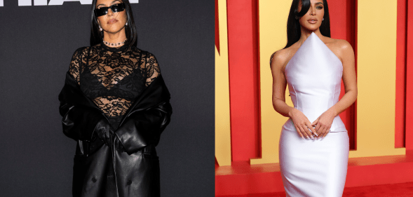 Kourtney Kardashian appeared to poke fun at her sister. (Getty)