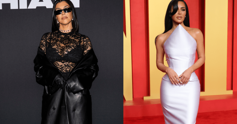 Kourtney Kardashian appeared to poke fun at her sister. (Getty)