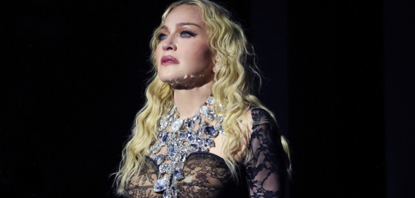 The singer dedicated a portion of her show to those affected by the shooting. (Getty)