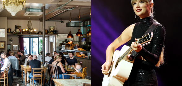 The London pub fell victim to Swift-mania. (Getty)