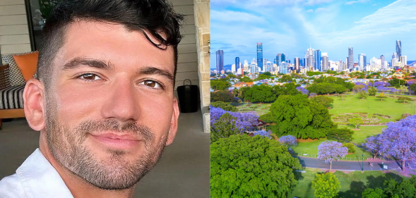 Family and friends attended a memorial in memory of Davies. (Getty/@jessebairddd/Instagram)