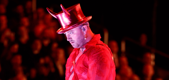 The singer was accused of "Satanism" in recent performances. (Getty)