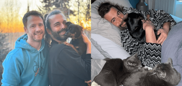 The star is parent to three dogs and five cats. (@jvn/Instagram)