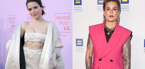 Bush (left) confirmed her relationship with the sports star (right). (Getty)