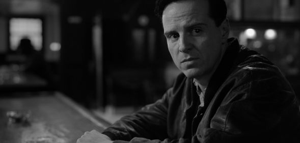 Andrew Scott stares off camera in a still for new Netflix hit Ripley.