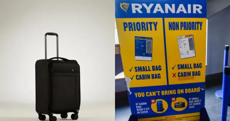 Ryanair-approved cabin bag by Antler is half price in a spring sale.