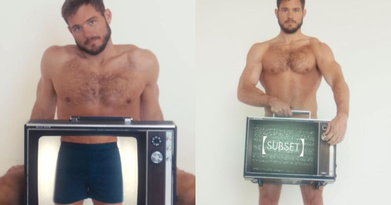 Colton Underwood strips off for new underwear campaign.