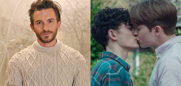 Jonathan Bailey (L) will star in Hearstopper season three with Joe Locke and Kit Connor (R)