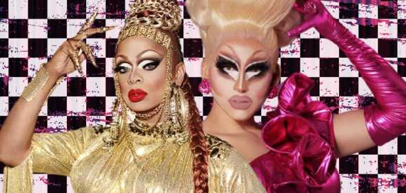 RuPaul's Drag Race season 7 and All Stars 3 stars Kennedy Davenport (left) and Trixie Mattel (right)