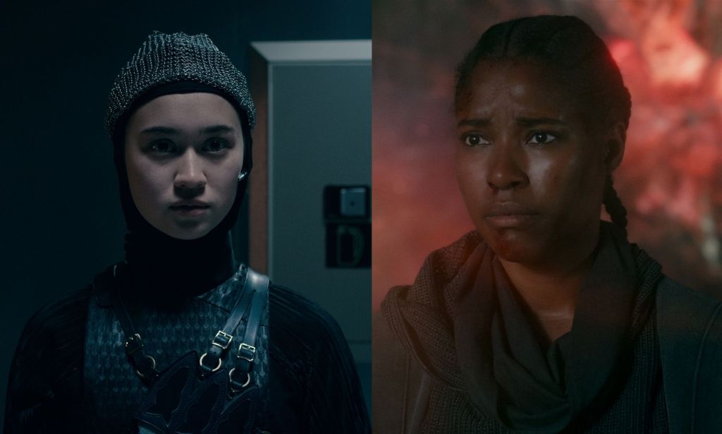 Kristina Tonteri-Young as Sister Beatrice and Toya Turner as Shotgun Mary in Netflix's Warrior Nun. (Netflix)