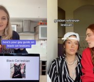 TikToks covering Black Cat Lesbian trend