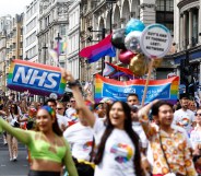 Every one in 20 NHS staff members identify as LGBTQ+. (Getty)