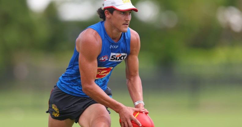 The AFL player released a statement. (Getty)