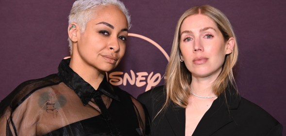 The Disney Channel star spoke out about the hate her wife received. (Getty)