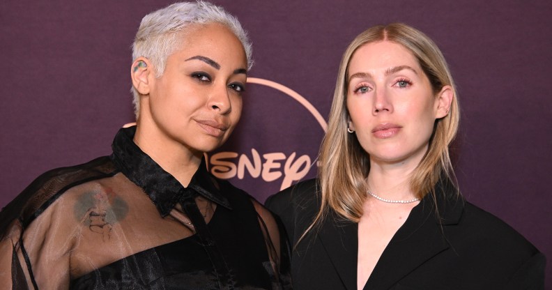 The Disney Channel star spoke out about the hate her wife received. (Getty)