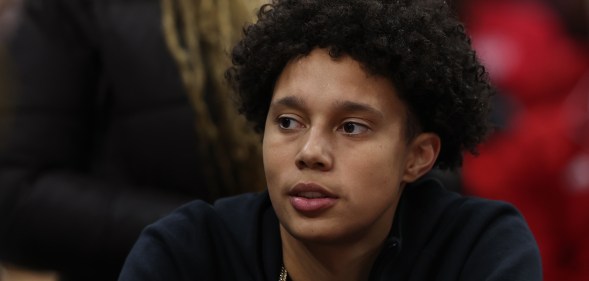 The basketball player spoke about her time in the Russian prison. (Getty)