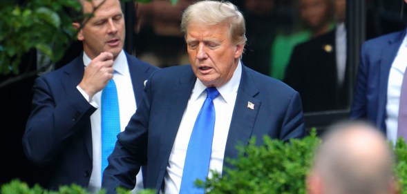 The former president has been found guilty of all counts. (Getty)