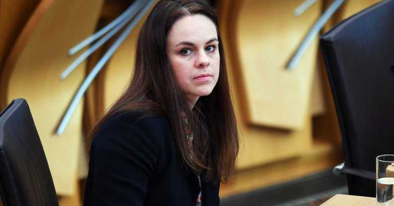 Kate Forbes in Holyrood