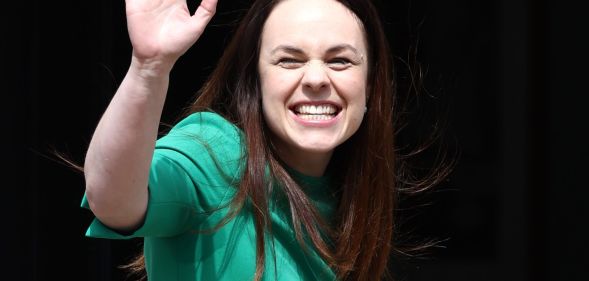 Kate Forbes arrives at Bute House after being appointed Deputy First Minister.