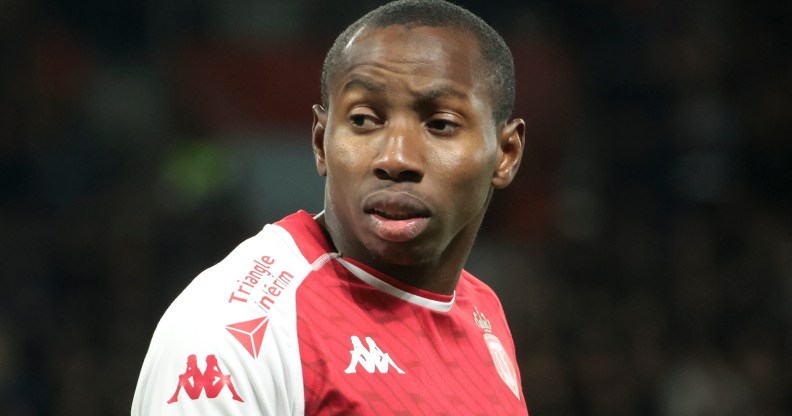 PARIS, FRANCE - NOVEMBER 24: Mohamed Camara of Monaco looks on during the Ligue 1 Uber Eats match between Paris Saint-Germain (PSG) and AS Monaco (ASM) at Parc des Princes stadium on November 24, 2023 in Paris, France. (Photo by Jean Catuffe/Getty Images)