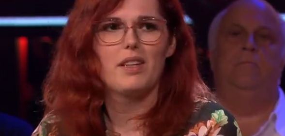 Noa-Lynn Van Leuven during an interview.