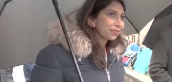 Suella Braverman gets blanked