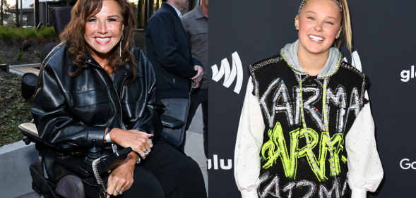 JoJo Siwa (right) was asked to speak to Abby Lee Miller (left) at the reunion. (Getty)