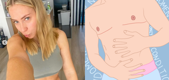 Zahra McDonald has a trans-inclusive social media account to raise awareness of endometriosis. (@endoitwithzahra/Instagram)