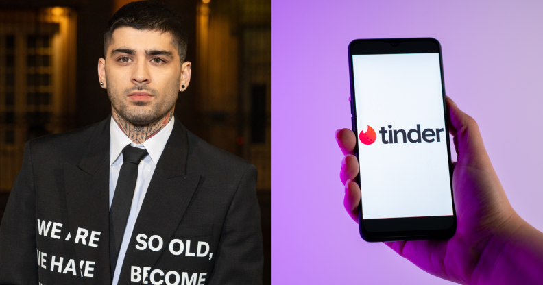 Zayn Malik alleged that he was removed from Tinder. (Getty)