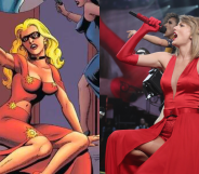 The singer is reportedly being considered for the iconic comic book role. (Marvel Comics/Getty)