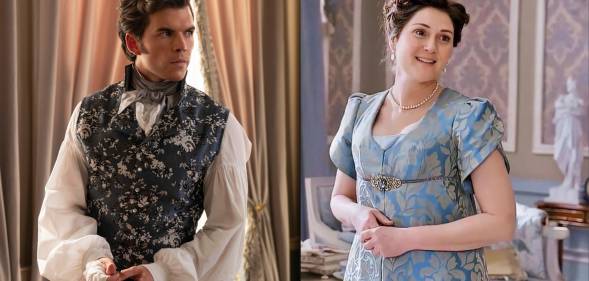 Colin Bridgerton returns to season three with an important gift for Violet. (Netflix)