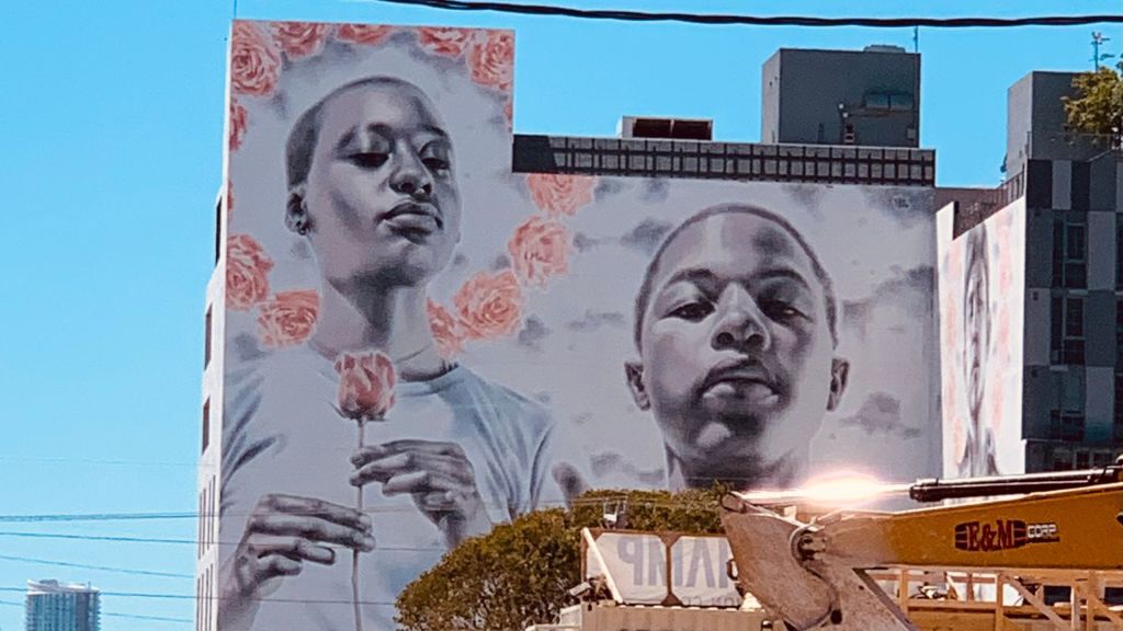 A view of Wynwood's street art 